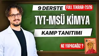 9 Derste TYT-MS&Uuml; Kimya | FULL TEKRAR Kampı 2026 || TANITIM | #yks2026 #ms&uuml;2026