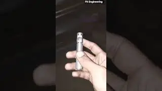 Round Tap Handle | Chamfer | Mechanical Engineering | Working | #shorts
