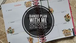 BANDO PLAN WITH ME // October 10th-16th