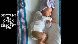 21inch 52cm Already Painted Finished Reborn Baby Doll Laura Handmade Reborn Preemie Baby Newborn Kid