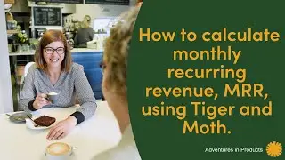 How to calculate monthly recurring revenue, MRR, using Tiger and Moth