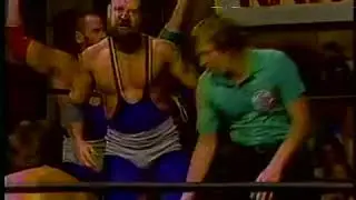 The Sheepherders vs Ron Ritchie and Coco Samoa. 1980