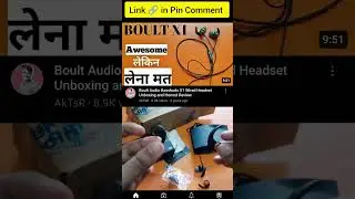 🎧Boult Audio Bassbuds X1 Wired Headset Unboxing #aktsr #short #shorts #yt #boultaudio #earphone