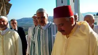 الخبر الآن: استقبال وفد رابطة الشرفاء الأدارسة بمسجد الهوتة بجماعة زعرورة