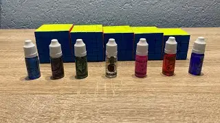 Распаковка кубиков Cosmic/Supernova из SpeedCubeShop (3x3-7x7 + набор Ultimate Lube)