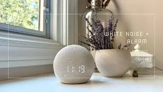White Noise Alarm Clock with 25 Sleep Sounds & Bluetooth | Best Sound Machine for Deep Sleep