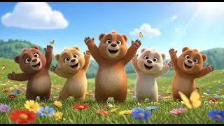Five Tiny Bears Say &ldquo;Hi&rdquo; | Best Nursery Rhymes and Kids Songs Collection