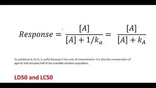 Structure activity relationship, receptor theory LD50, ED50 and QSAR