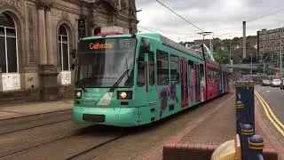 Stagecoach Sheffield SuperTram 116 At Fitzalan Square From Meadowhall To Cathedral