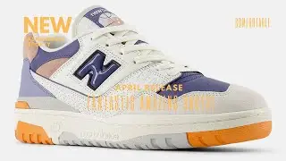 New Balance 550 White/Purple/Orange/Brown/Beige/Grey Men's/Shoe/Trainers/Sneaker - BB550JN1