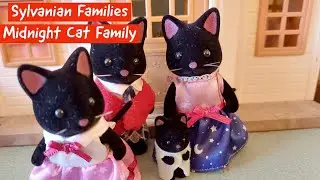 Sylvanian Families Midnight Cat Family