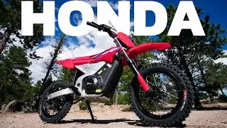Honda прислала нам свой новый электрический мотоцикл для мотокросса! | Первый взгляд на Honda CRF-E2