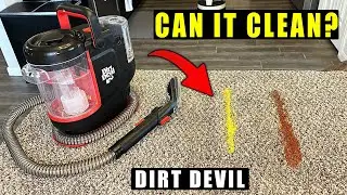 Dirt Devil Carpet Cleaner vs Massive Stain