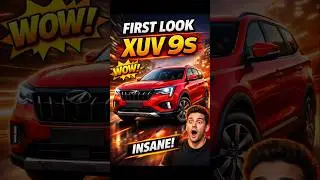 Mahindra XUV 9S First Look | All Colors Revealed 🔥#shorts #mahindraev
