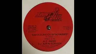 MC NIKKE, DJ RAP-N-SCRATCH / rap n scratch goes rambo(1988)