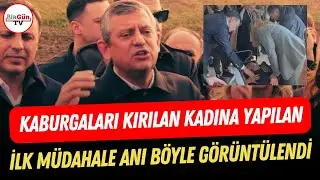 &Ouml;zg&uuml;r &Ouml;zel&rsquo;in yaralandığını a&ccedil;ıkladığı kadına ilk m&uuml;dahale I O anlar b&ouml;yle g&ouml;r&uuml;nt&uuml;lendi
