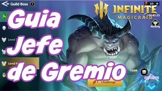 INFINITE MAGICRAID Guia Jefe Boss de Gremio Espanol