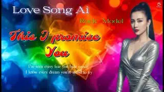 This I promise you |Rock Model| Relaxing Music AI #music #lovesong #ai #80smusic #tamtrang 