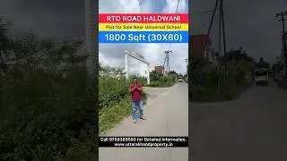 1800 Sqft (30X60) Residential Plot Available for Sale in RTO Road Haldwani Near Universal School