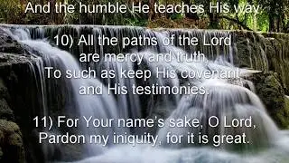 Psalm 25 (NKJV) - A Plea for Deliverance and Forgiveness