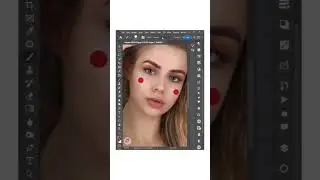 Add blush to the face in photoshop | #Photoshop I #photoshoptricks | #Shorts