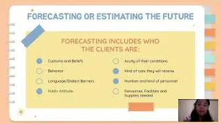 PLANNING: forecasting