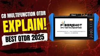 Многофункциональный рефлектометр C8 с подробным описанием функций на хинди #OTDR | Лучший рефлект...