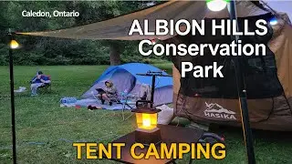 [Tent Camping] BBQ pork and Chicken wings + Grilled Pompano fish at Albion Hills Conservation