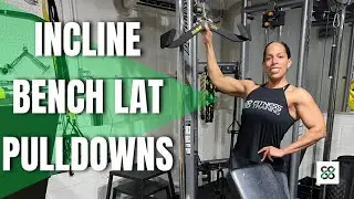 Incline Bench Cable Lat Pulldowns w/ MAG Bar #backworkout #88fitnesstraining
