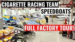 How It&rsquo;s Made: Multi-Million Dollar Speed Boats - Factory Tour of Miami Boat Builder Cigarette