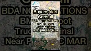 🚨 BDA Land Acquisition Alert Near PRR &ndash; Buyers Beware! BMTC DEPOT TRUCK TERMINAL BDA Notifications