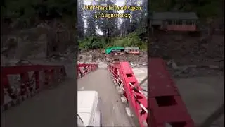 OLD MANALI ROAD OPEN FOR ALL CAR 🚗 || LATEST CURRENT UPDATE ON 31 AUGUST||#manaliroad #viralshorts