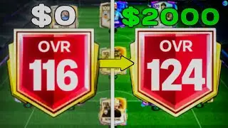 صرفت 2000$ عشان أكون أول يوتيوبر يوصل OVR 124 !