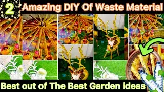 How to make planters From waste plastic bottles♻️Animal Planter & Umbrella Planter @chalobagwanikare