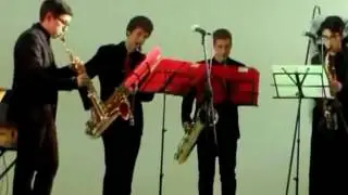 SaxBo Quartet in concert