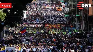 LIVE: Thousands March in Mexico City Against Trump After Maduro Capture | DWS News | AC14