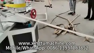 Testing paper core making machine for overseas client