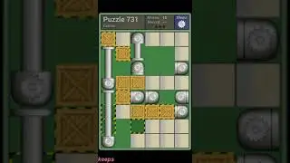 Pushing Machine (Genius) Level Puzzle 731 - Perfect Solution