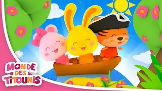 Bateau sur l'eau | Comptines | Titounis