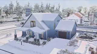 NEW YEAR'S HOUSE | THE SIMS 4 | NO CC | Stop-motion