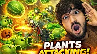 Plants vs Zombies 🧟 Full Strategy 🔥 | Watermelon Attack 😱 | Zombies One by One Down | PvZ Gameplay