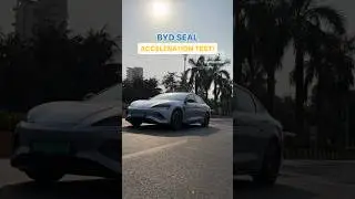 BYD Seal 0 to 100kmph SPEED TEST! #bydseal #byd #0to100 #acceleration #shorts