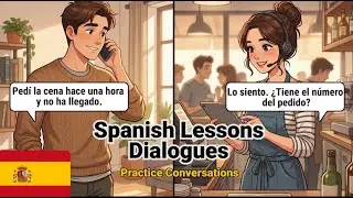 12 Easy Spanish Conversations: Ordering Food A2-B1 | Real Everyday Spanish