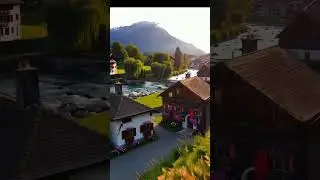 Swiss Charm Village #Shorts #travel #switzerland #nature #naturelover #naturelovers #swissnature