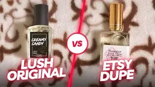 LUSH x Community Creamy Candy VS. Etsy LUSH Dupe | Unboxing & Comparison Wear Test