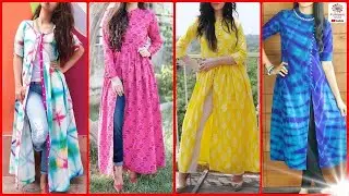 Top Trending Long  Side Slit Kurti Designs|Side Slits and cut kurti designs 2020|Trendy Outfits