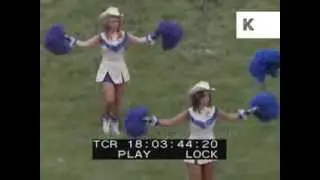 1970s USA High School Cheerleaders and Band