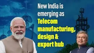 Bharat is emerging as a major telecom design, manufacturing and export hub! 🇮🇳 | Ashwini Vaishnav