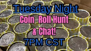 🔴 1/27/26 Tuesday Night Coin Roll Hunt & Chat! Half Dollars Lets Go!