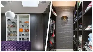 75 Contemporary Closet With Brown Cabinets Design Ideas You'll Love ⭐️